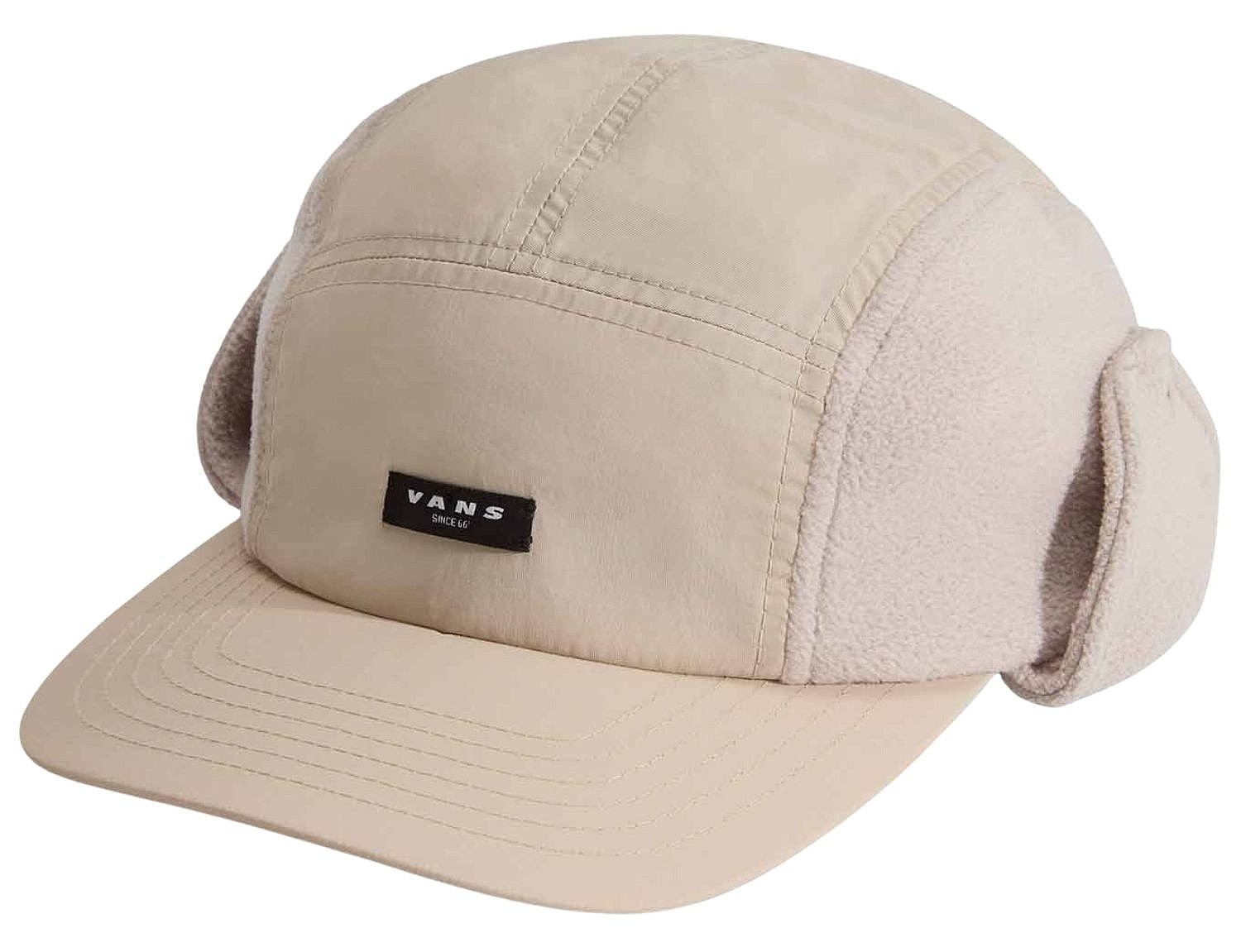 czapka z daszkiem Vans 66 Earflap Tall Camper - Taupe Mist