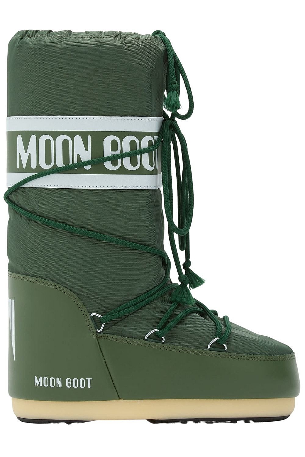 chaussures Moon Boot Icon Nylon - Forest Green - unisex junior