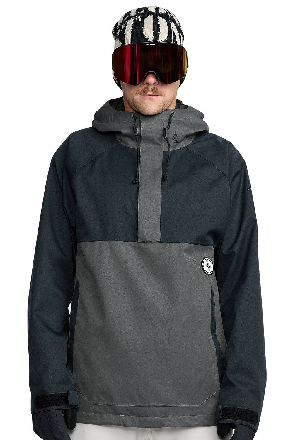 jacka Volcom Hossegor 20K - Black - men´s