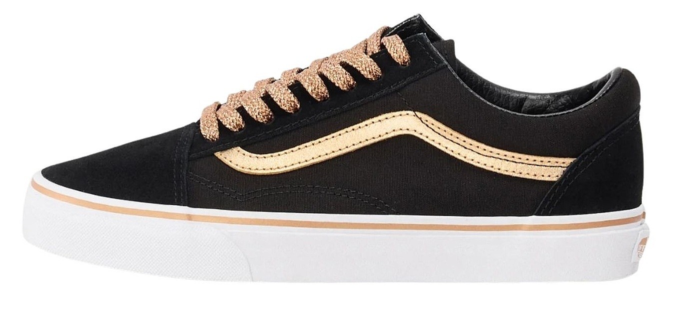 pantofi Vans Old Skool - Metallic Pop Black/Gold