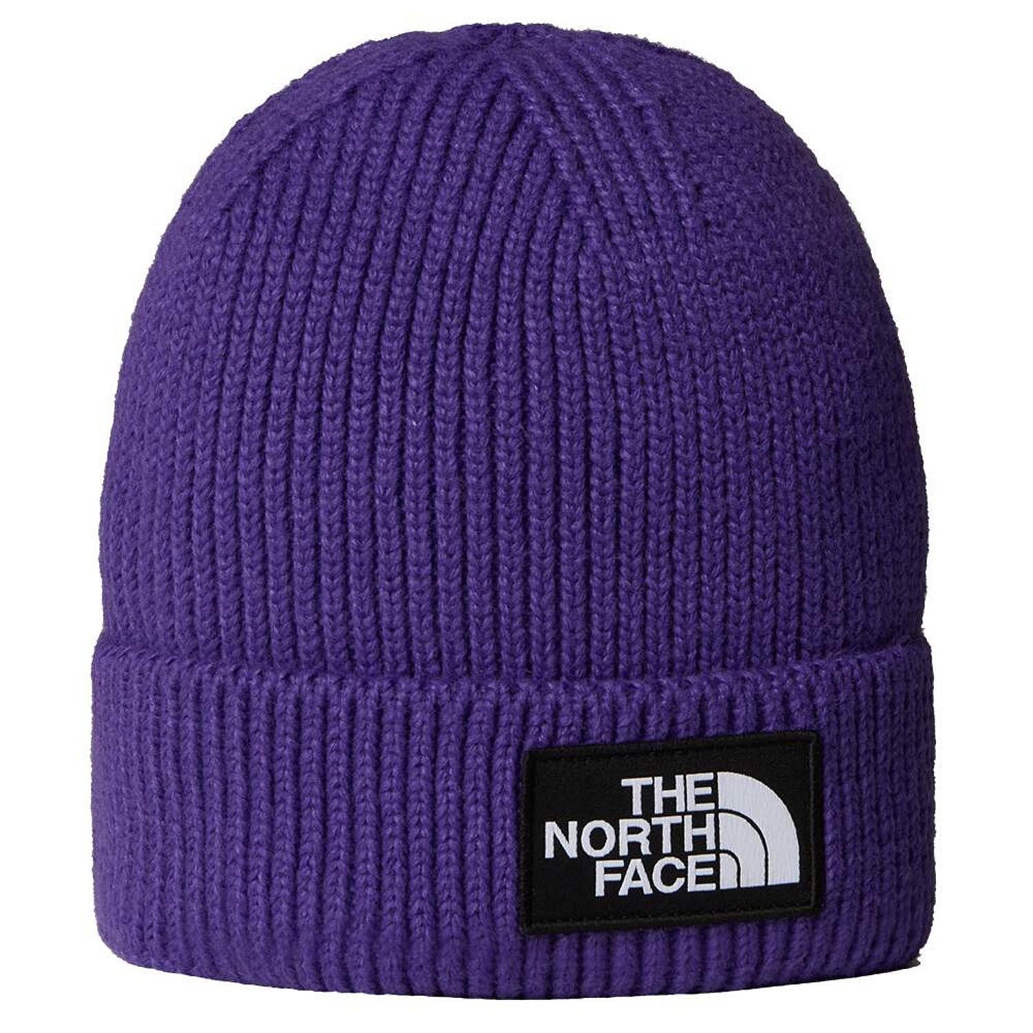 čiapka The North Face TNF Logo Box Cuffed - Peak Purple