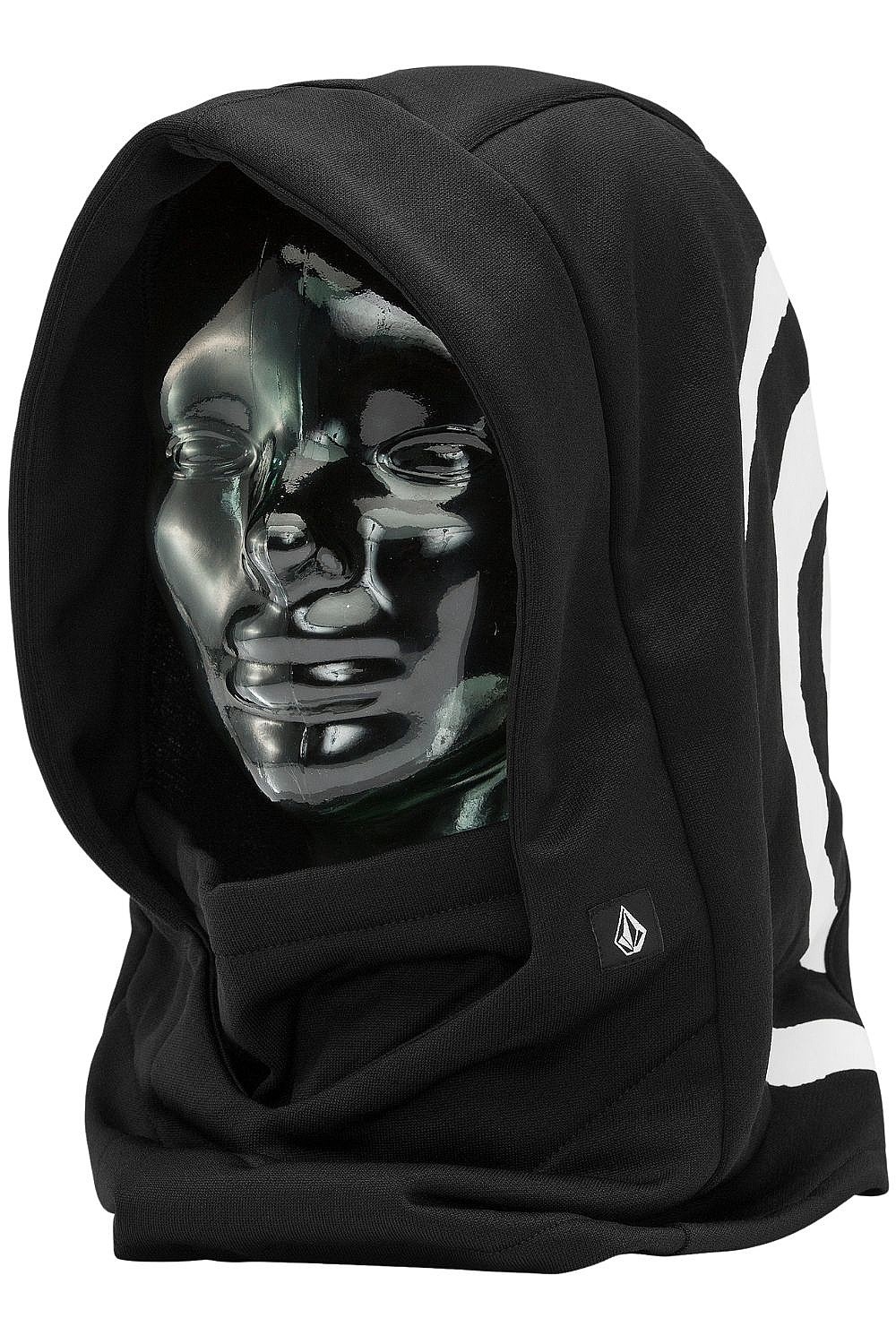 маска Volcom Hydro Fleece Hood Thingy - Black - unisex junior