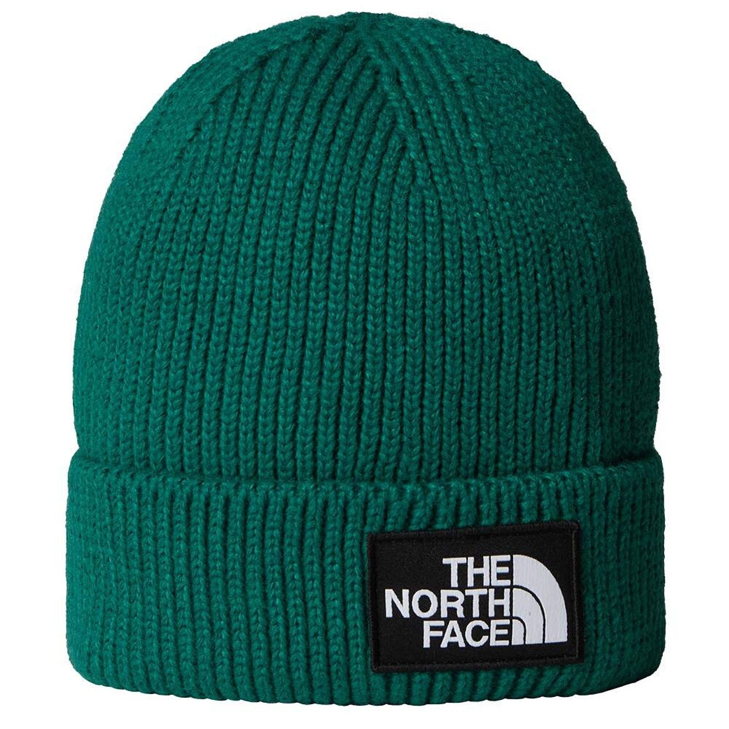 czapka The North Face TNF Logo Box Cuffed - Evergreen