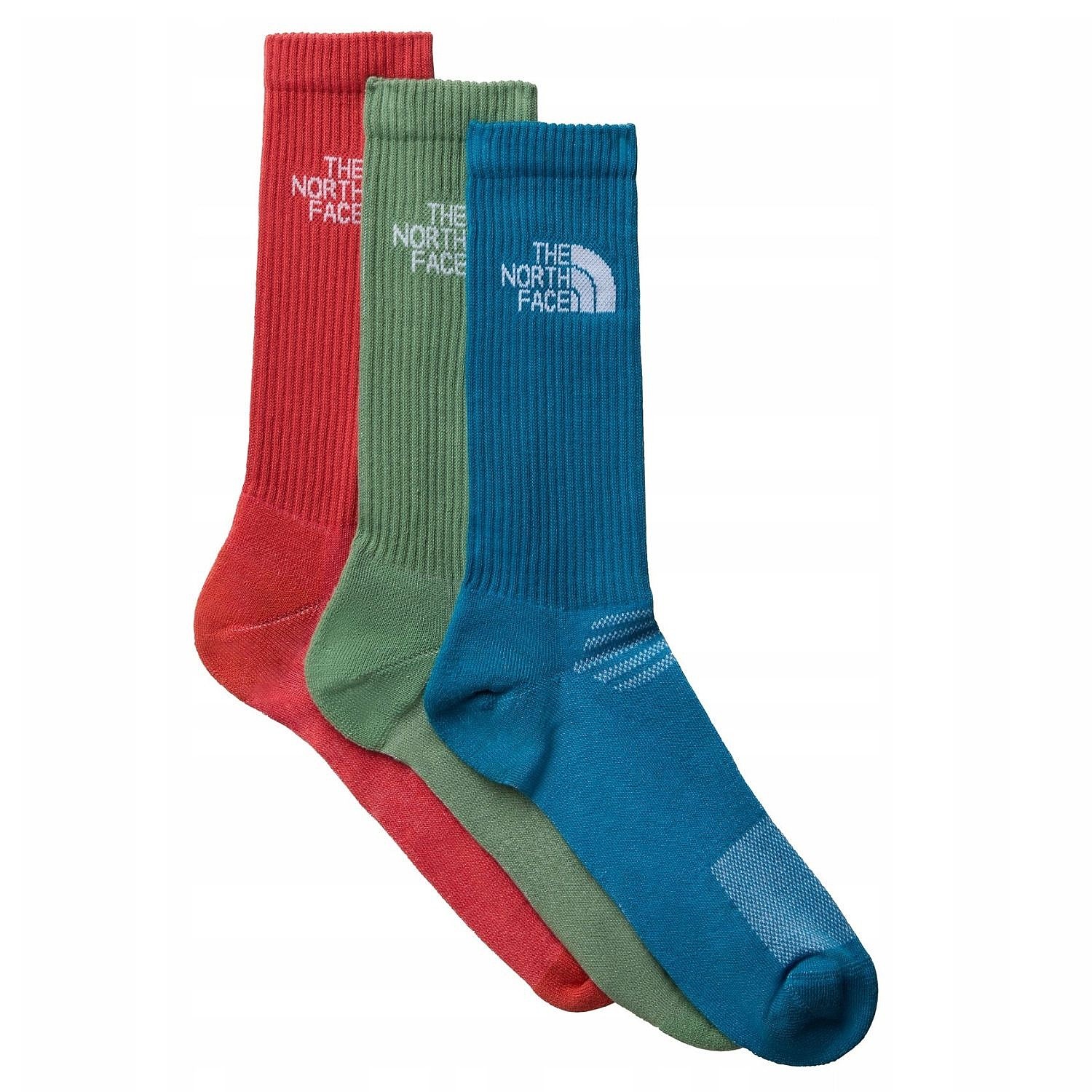 носки The North Face Multi Sport Cush Crew 3 Pack - Dusk Blue/Slate Moss/Mars Dust