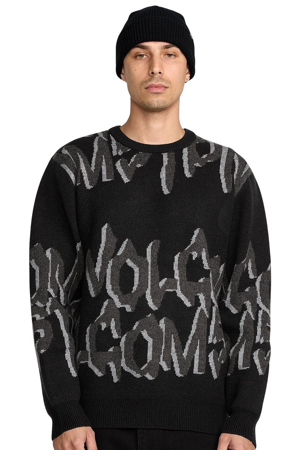 sweater Volcom Stone Jacquard - Black - men´s