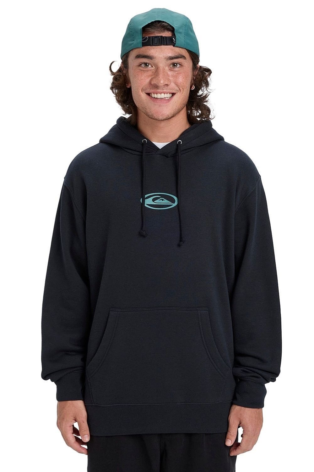 mikina Quiksilver Salt Water Graphic Hoodie - KVJ0/Black - men´s