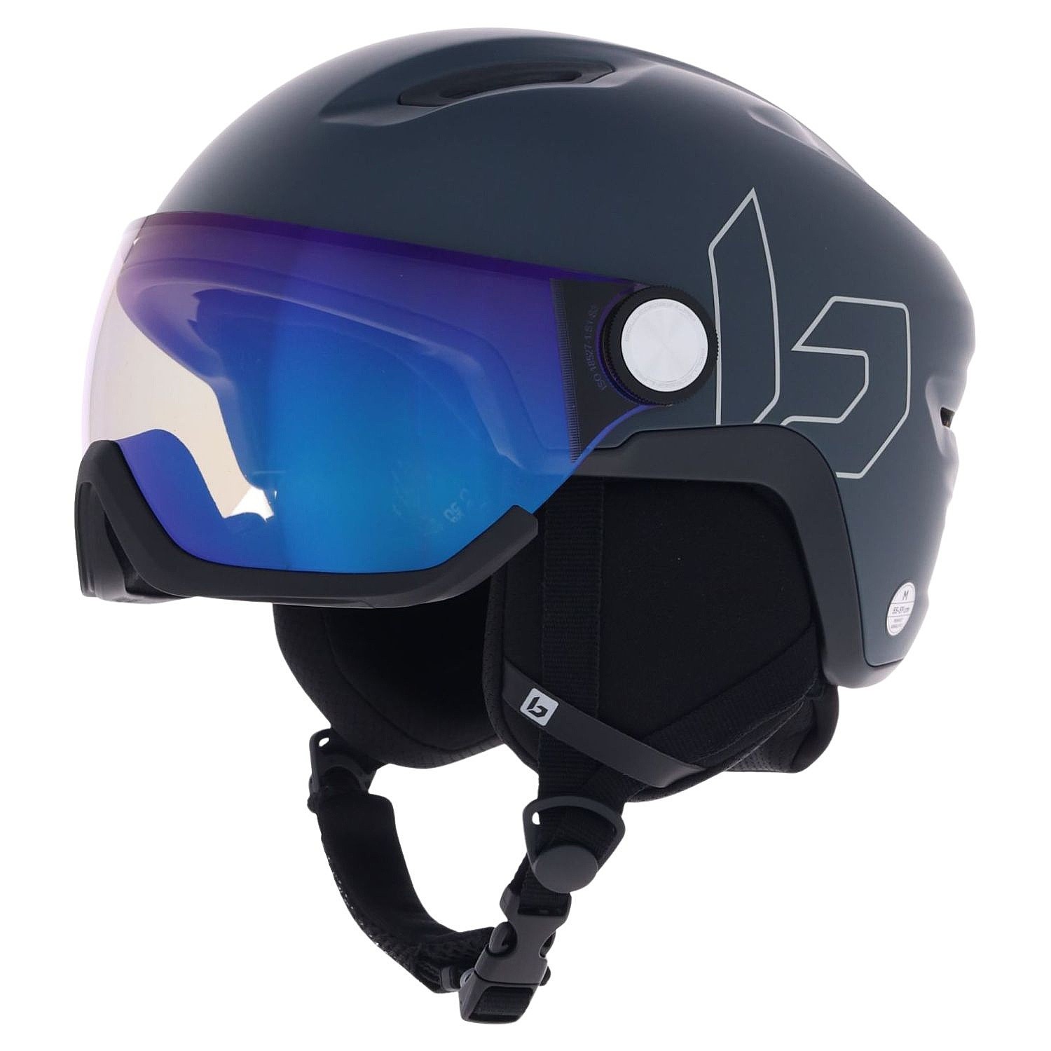 шлем Bollé Eco V-Atmos - Prussian Blue Matte/Photochromic Blue