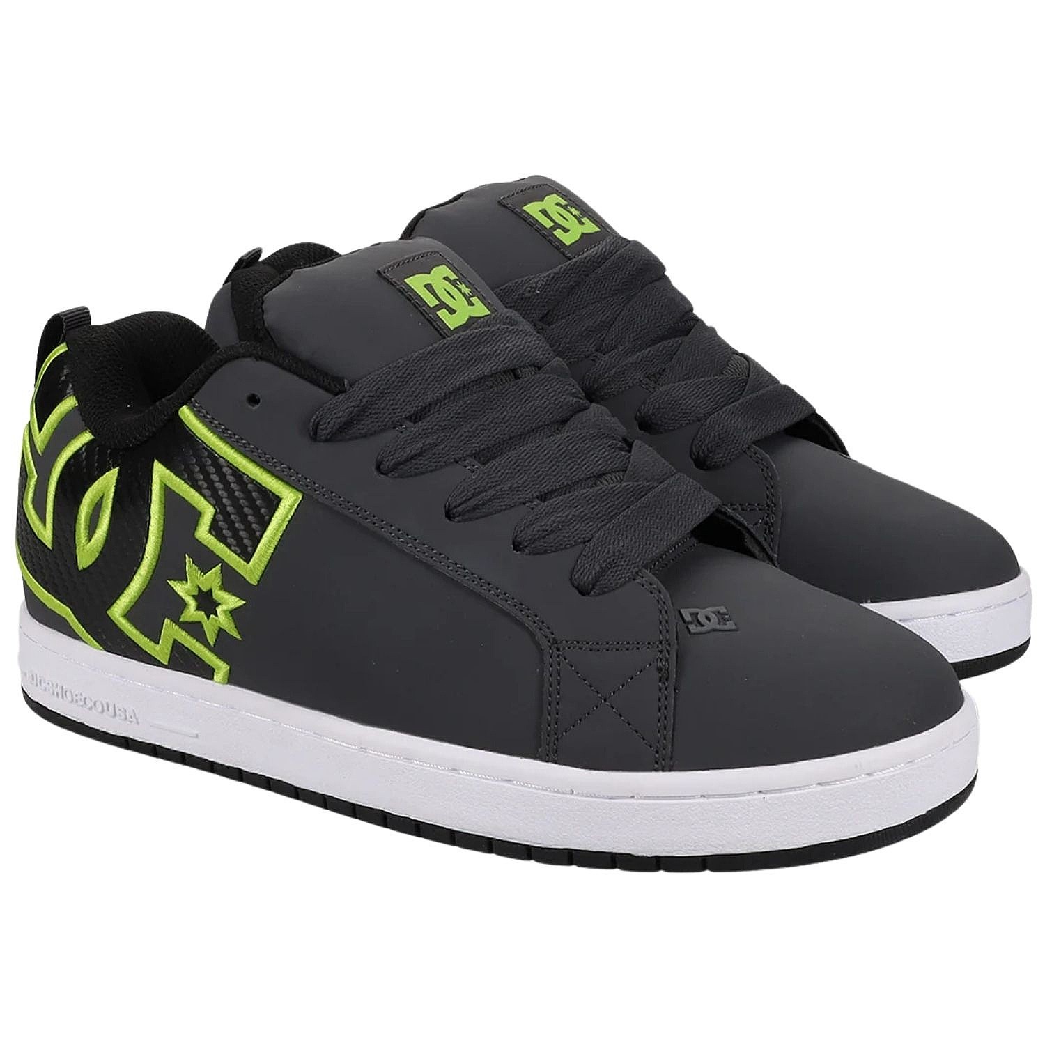 shoes DC Court Graffik - Grey/Black/Green - men´s