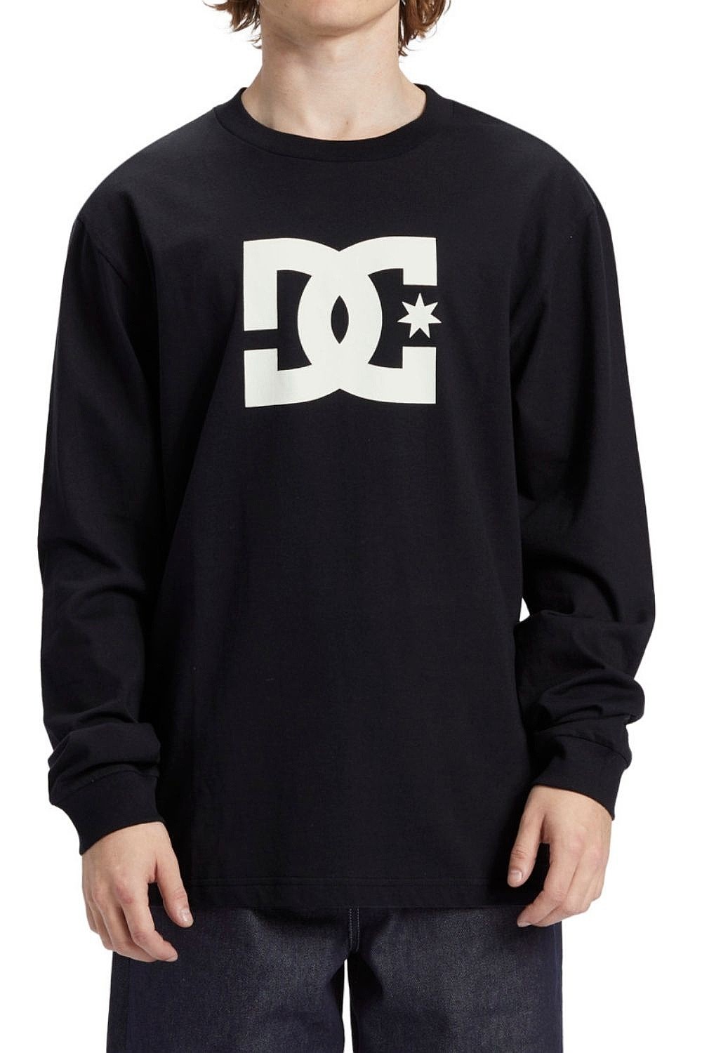 T-shirt DC Star Hls LS - KVJ0/Black - men´s