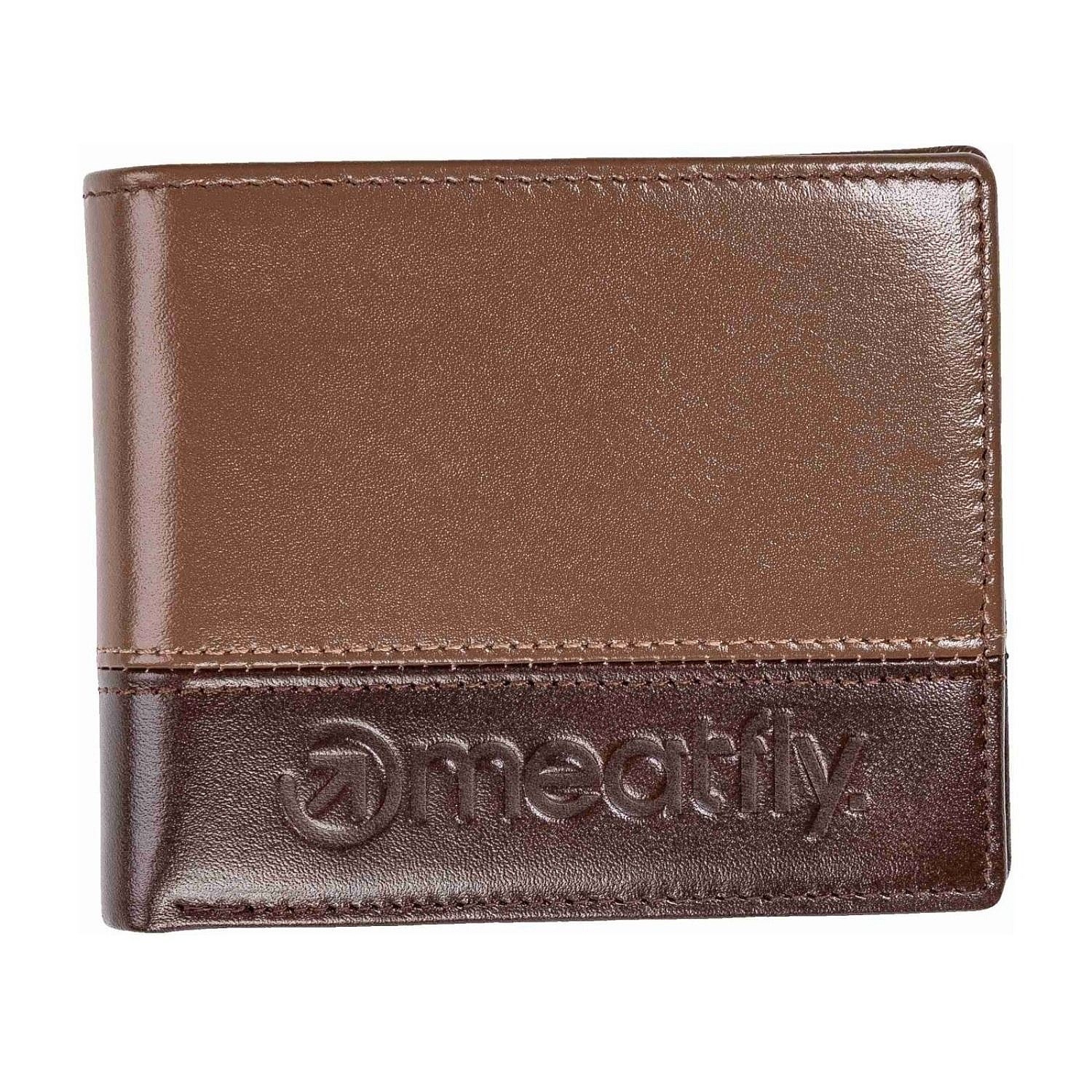 Brieftasche Meatfly Eddie Premium Leather - Brown - men´s