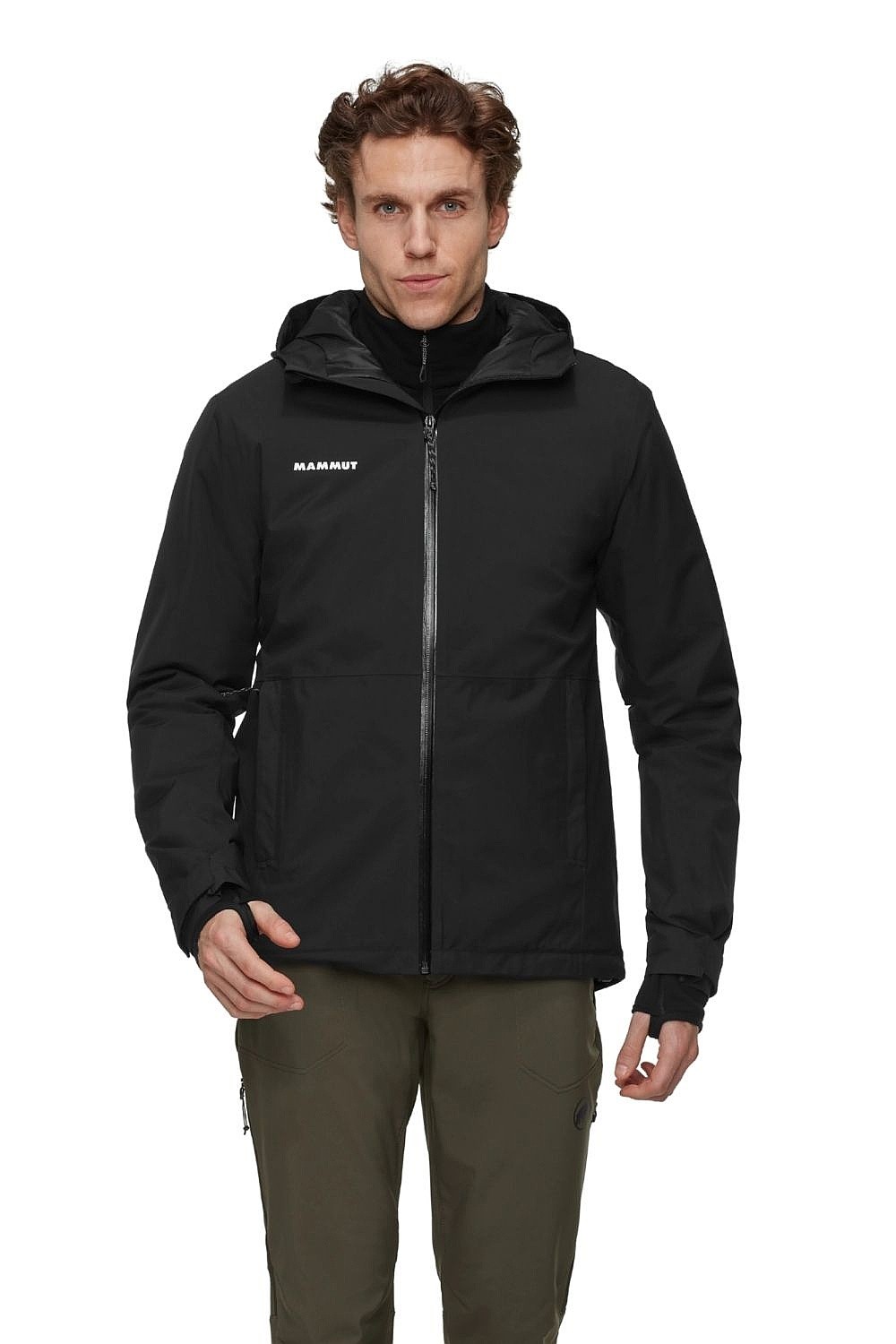 Jacke Mammut Linard HS Thermo Hooded - Black - men´s
