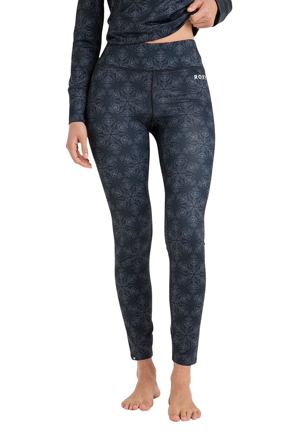 spodky Roxy Daybreak Brushed LS - KVJ7/True Black Snowflakes