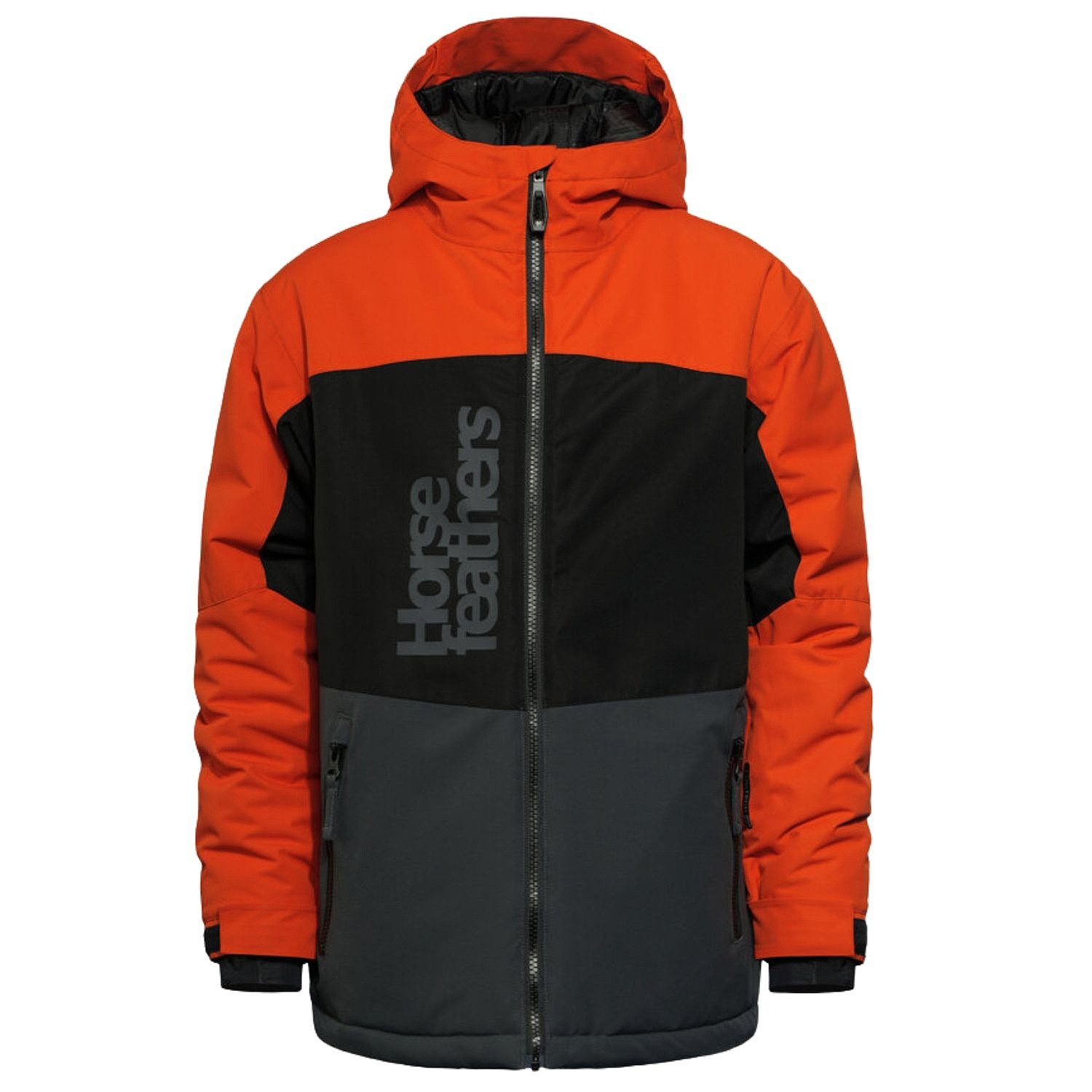 jacket Horsefeathers Juno - Lava Red - unisex junior