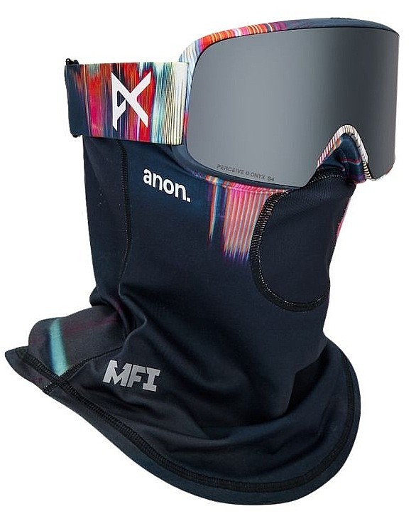 masque de ski  Anon M6 Cylindrical MFI Face Mask - Glitch/Perceive Sunny Onyx