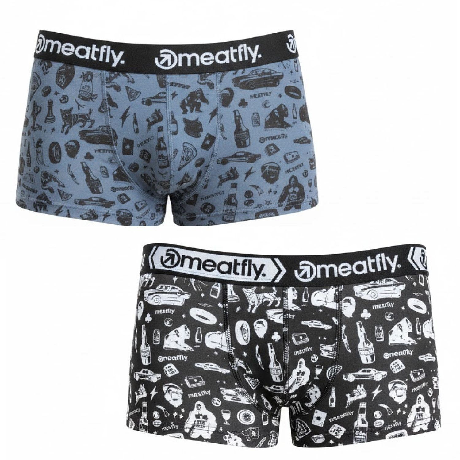 short Meatfly Balboa 2 Pack - Riot Act Seamless - men´s