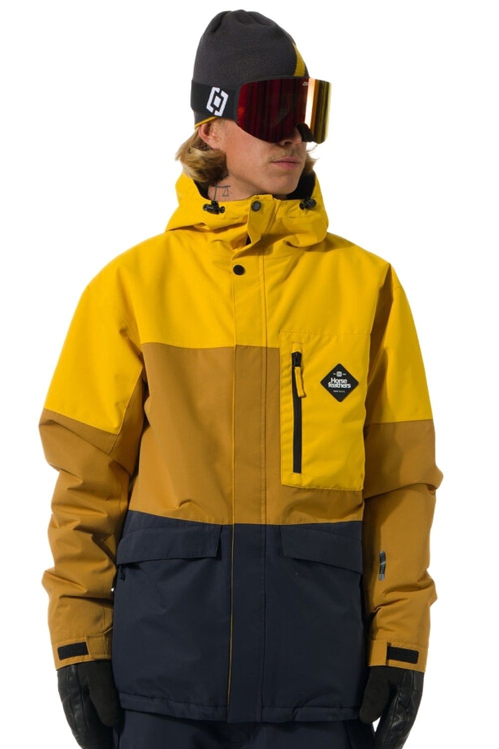 kurtka Horsefeathers Ranger - Yellow/Amber Gold