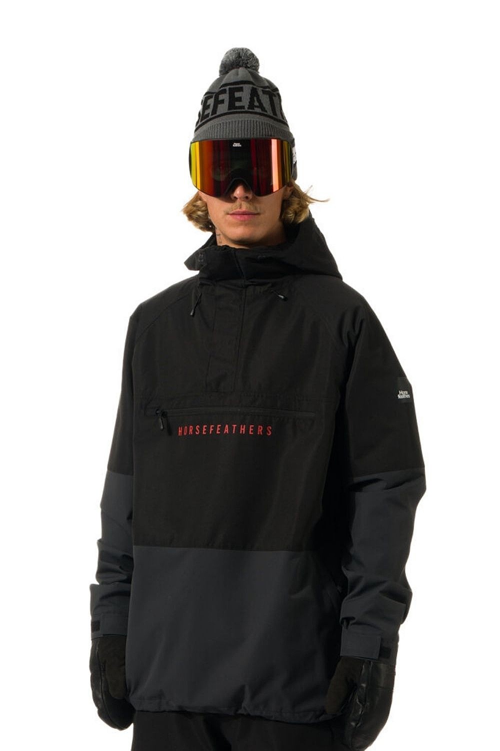 geacă Horsefeathers Donnie - Black/Phantom - men´s
