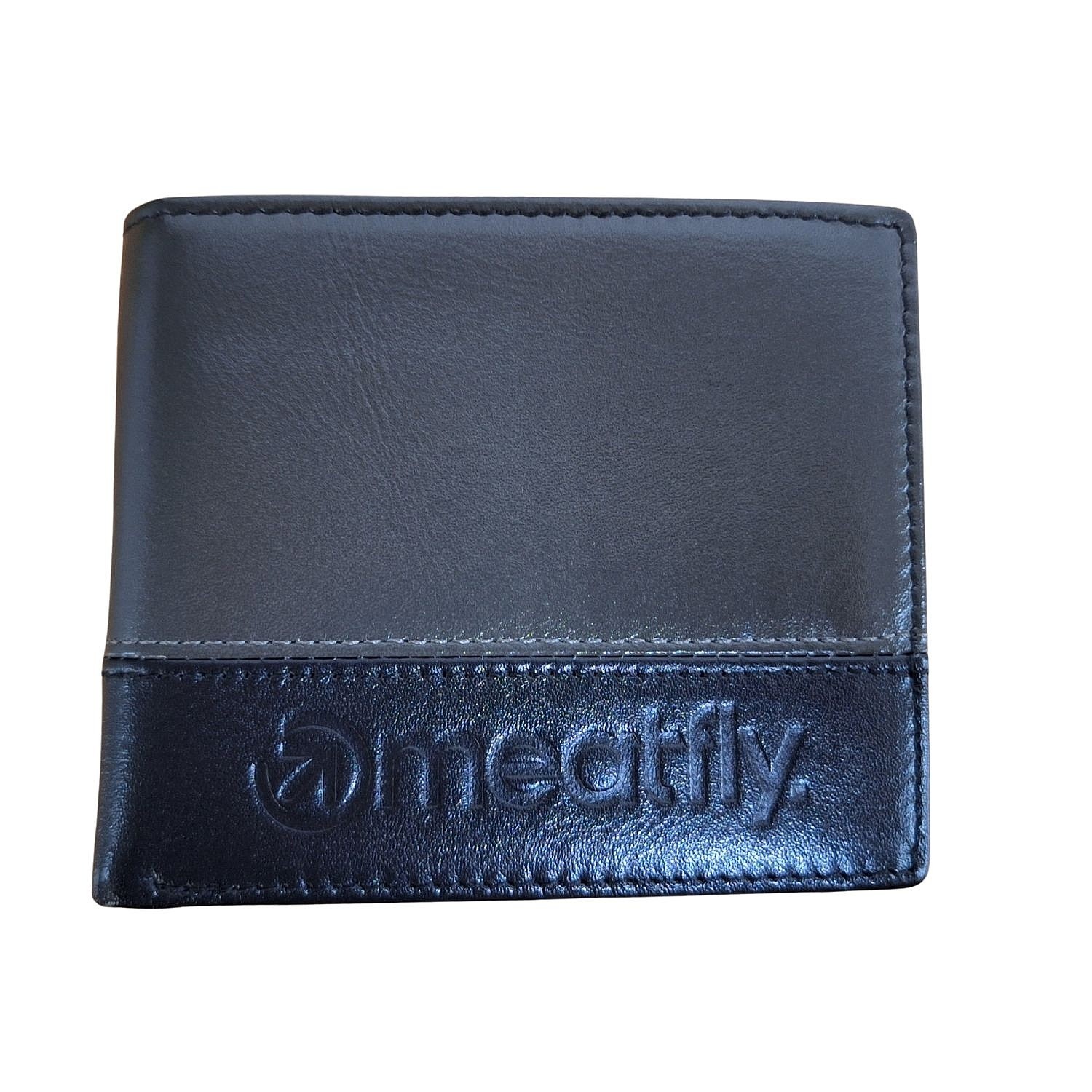 portefeuille Meatfly Eddie Premium Leather - Grey - men´s