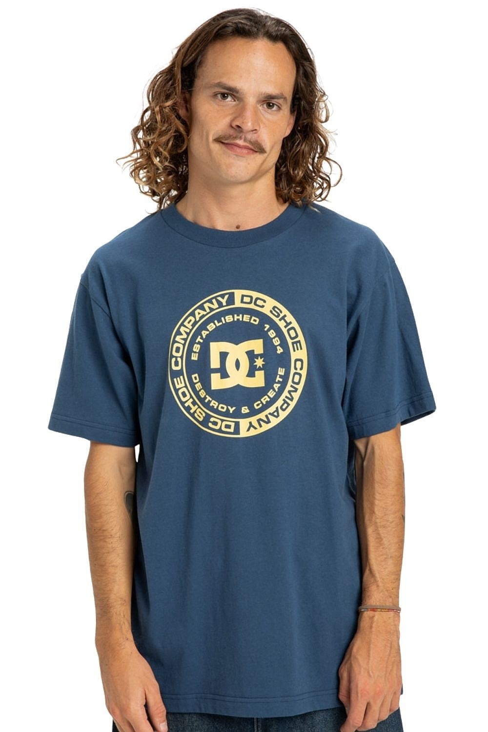 рубашка DC Corpo Hss - BRQ0/Dark Denim - men´s
