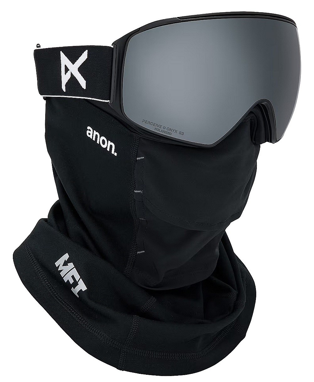 masque de ski  Anon M4 Toric MFI Face Mask Polarized - Black/Perceive Sunny Polarized Onyx