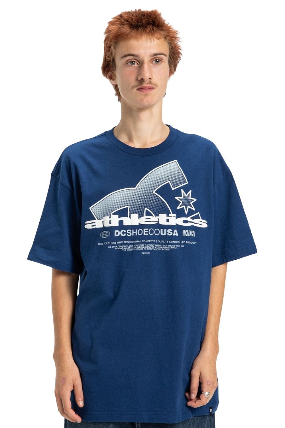 tričko DC Slathletic Hss - BSW0/Estate Blue - men´s