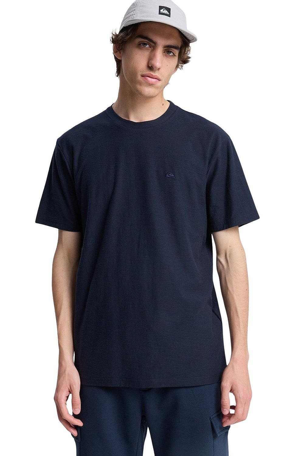 рубашка Quiksilver Slub Roundneck - KTP0/Dark Navy - men´s