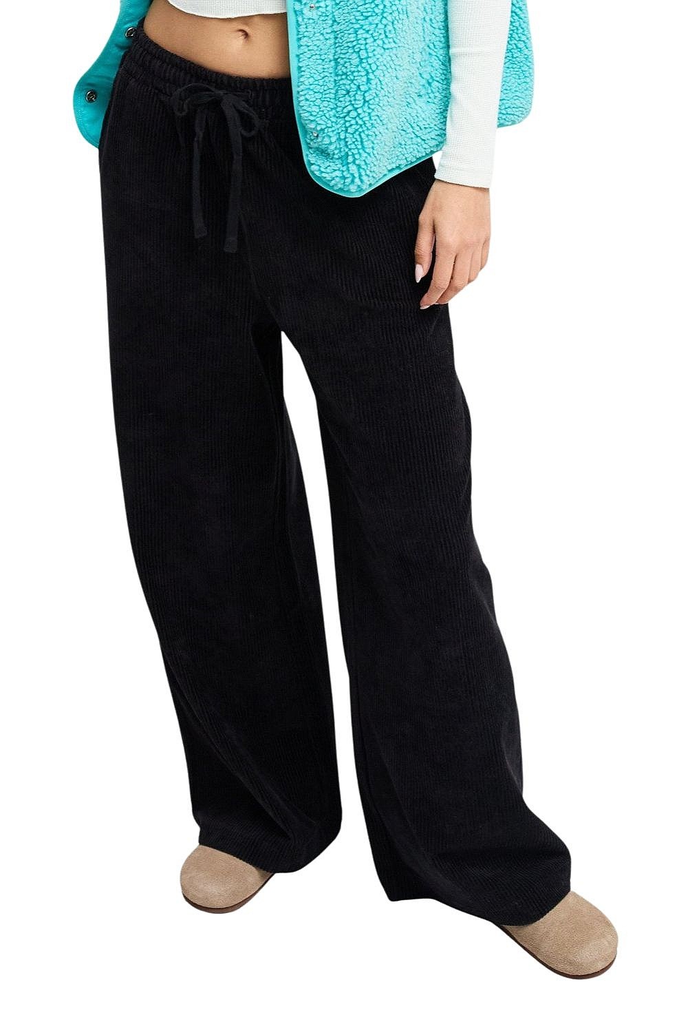 pantalon Roxy Lekeitio Knit - KVJ0/True Black - women´s