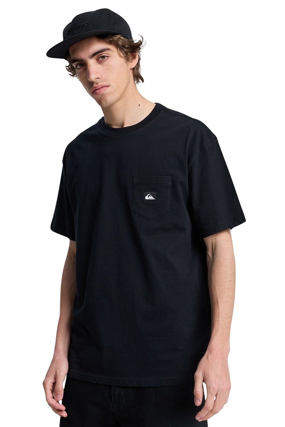 T-shirt Quiksilver Salt Water Pocket - KVJ0/Black - men´s