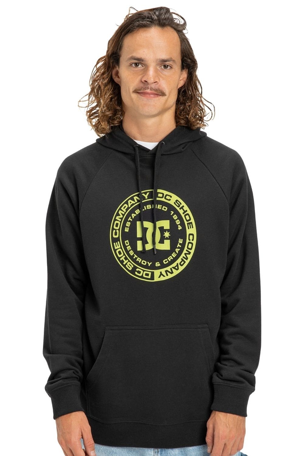 кофта DC Corpo Raglan Pullover - KVJ0/Black - men´s