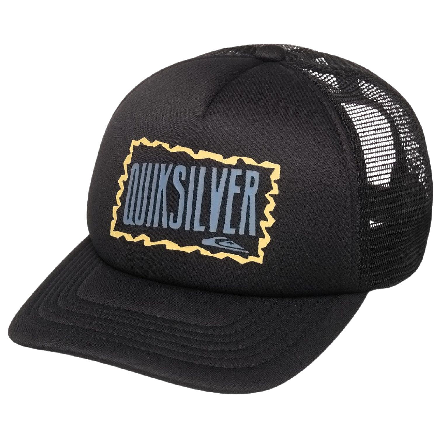 dziecięca czapka z daszkiem Quiksilver Vermin Pack Trucker Youth - KVJ3/True Black