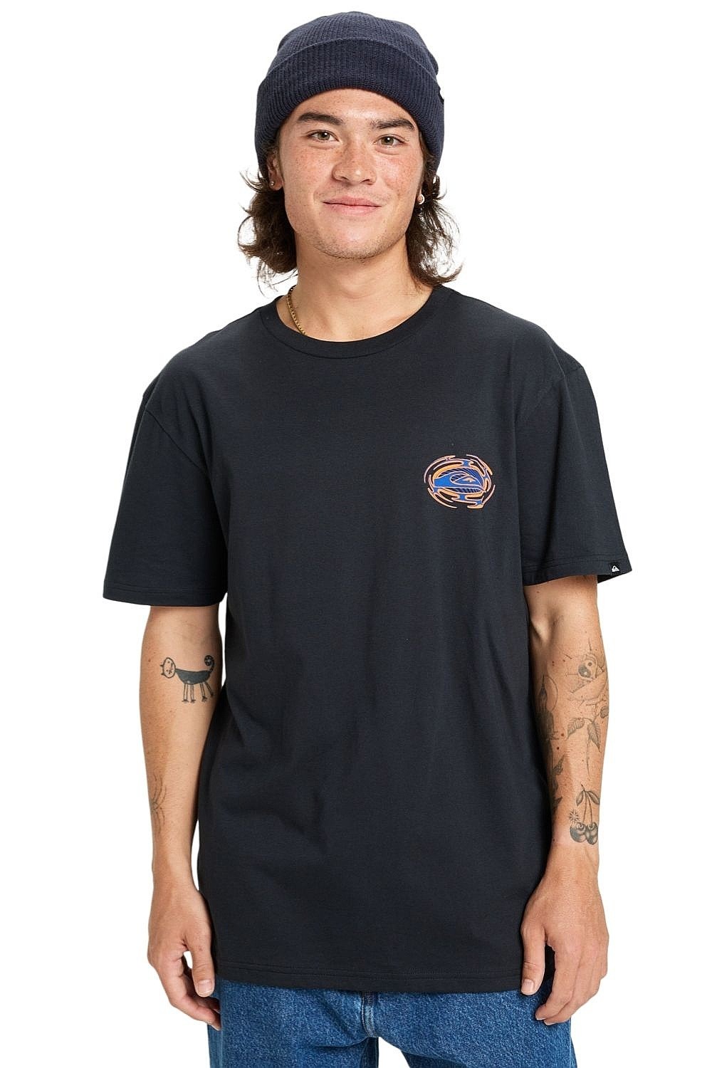 tričko Quiksilver Ev Moon Run - KVJ0/Black