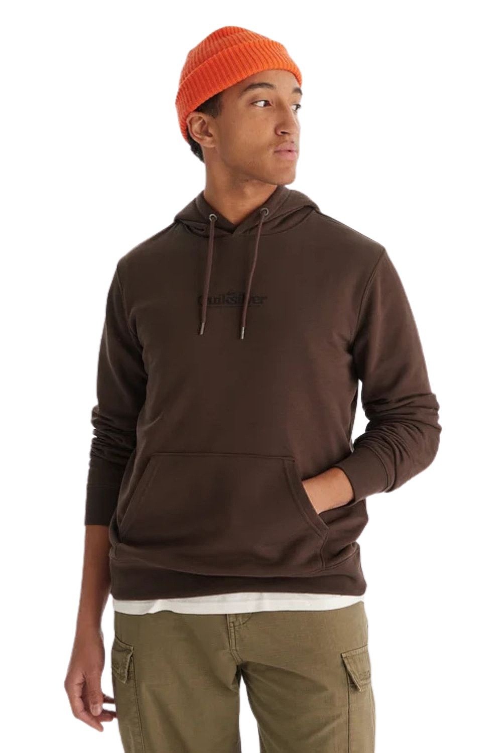 bluza Quiksilver Screen Fleece Fineline Hoodie - CSD0/Chocolate Brown