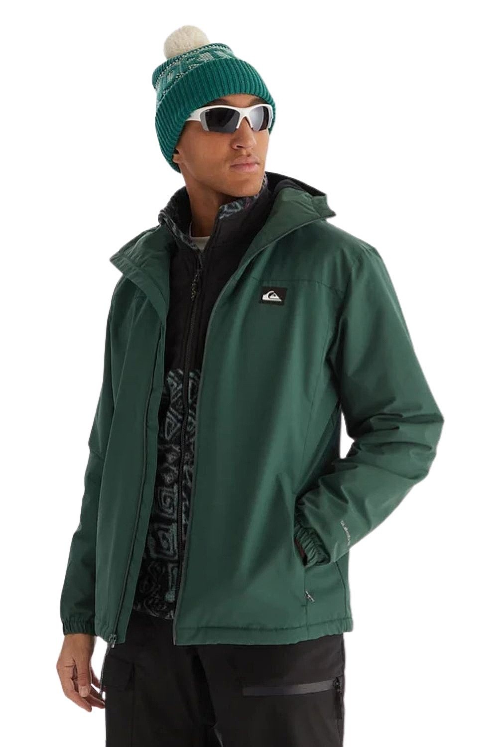 jacket Quiksilver Overcast 3K Warm - TKR/Trekking Green - men´s