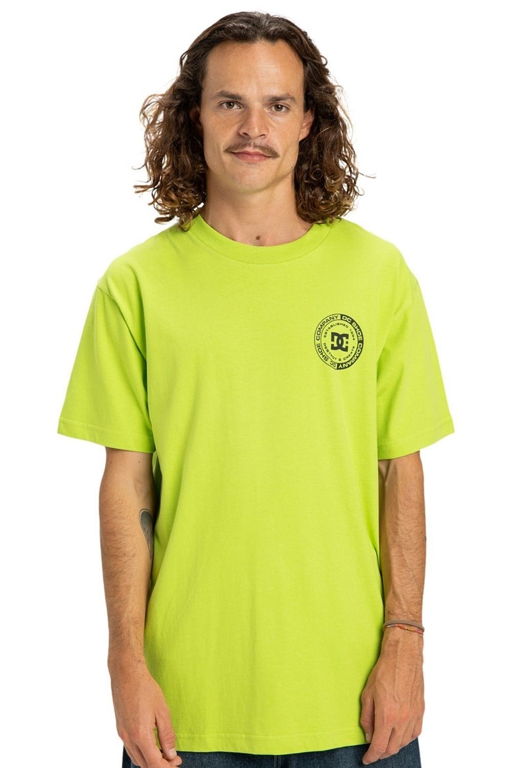 рубашка DC Corpo Fb Hss - GJZ0/Lime Green - men´s