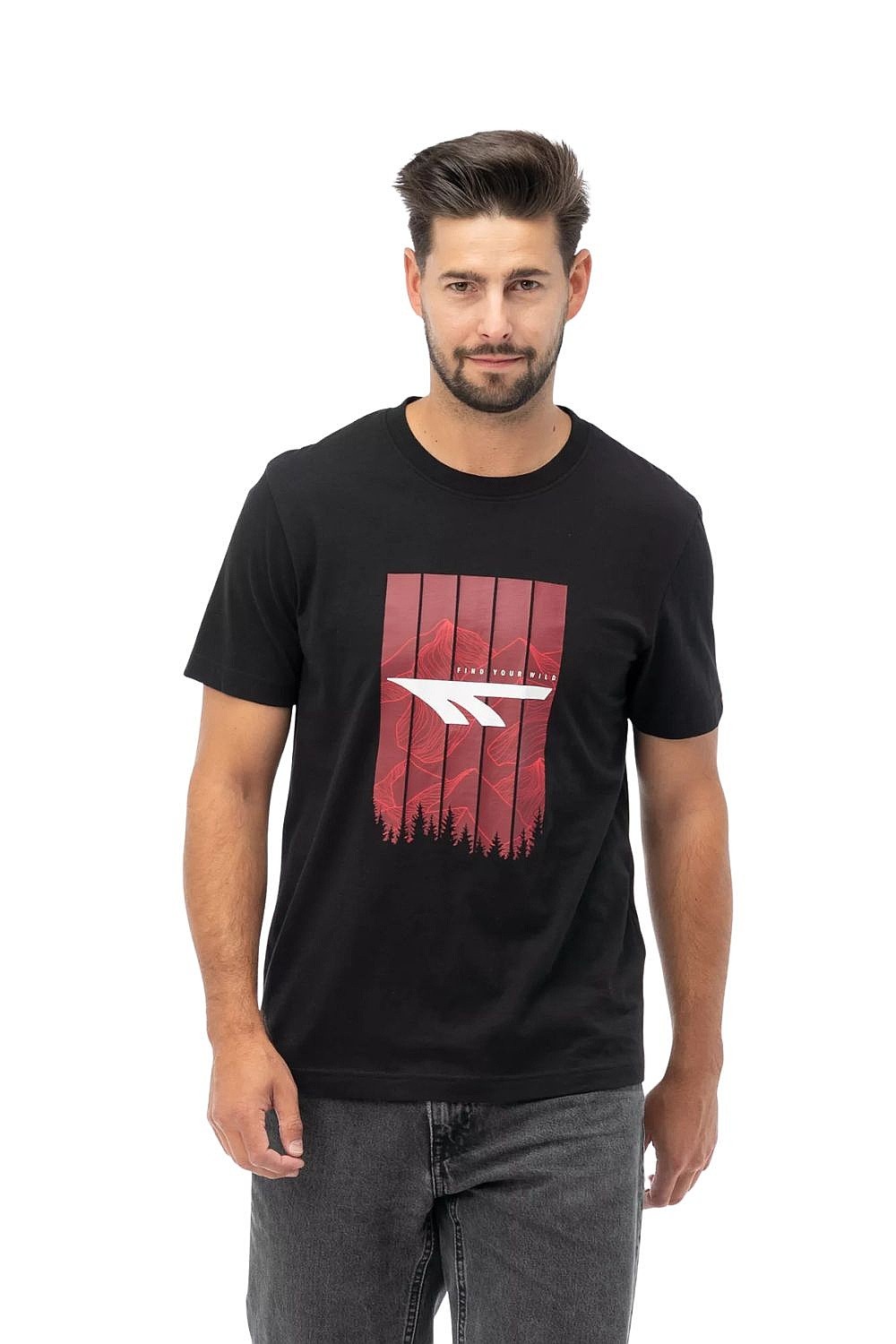 T-shirt Hi-Tec Hatino - Black