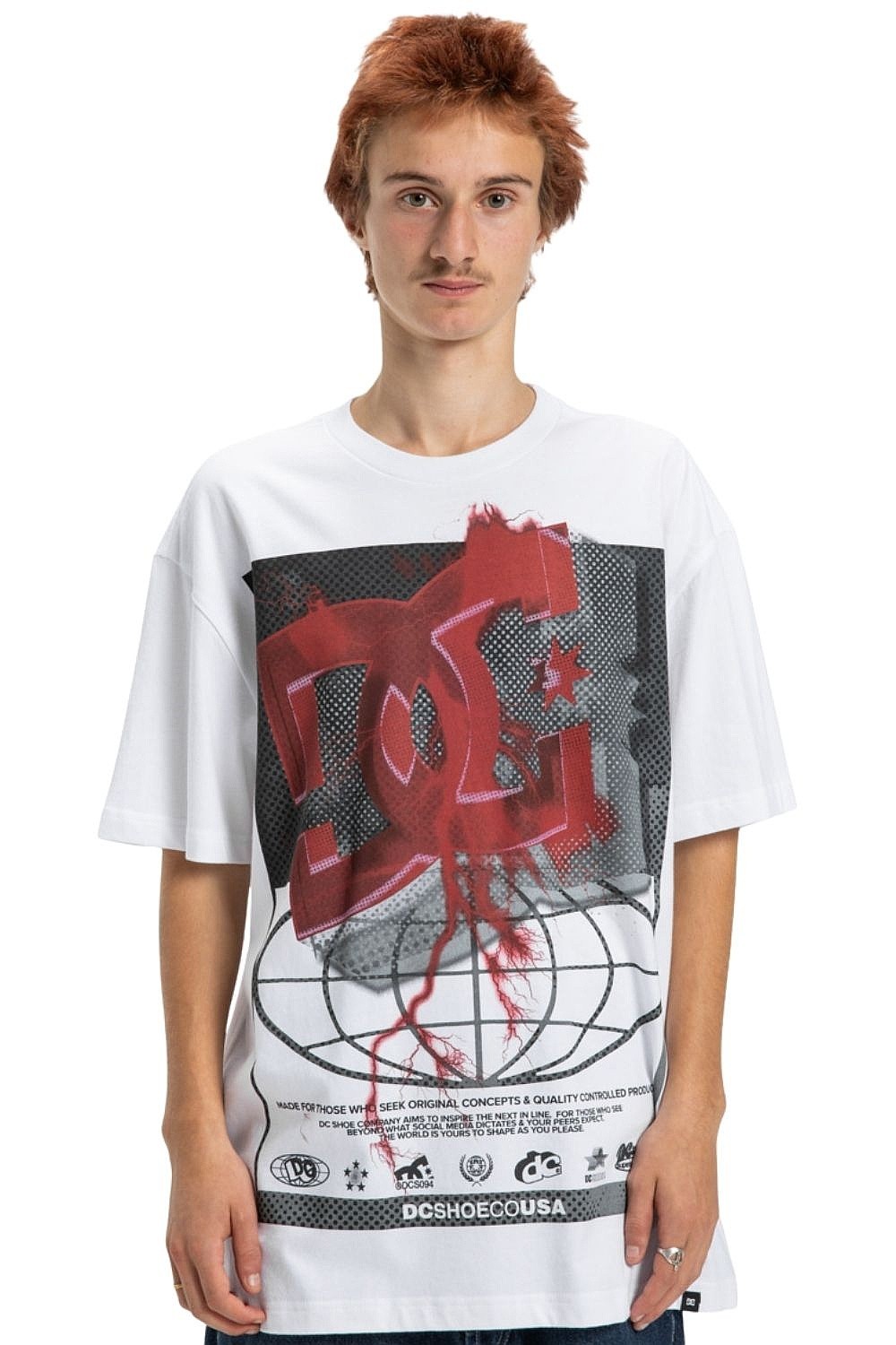 camisa DC Global Storm Hss - WBB0/White - men´s
