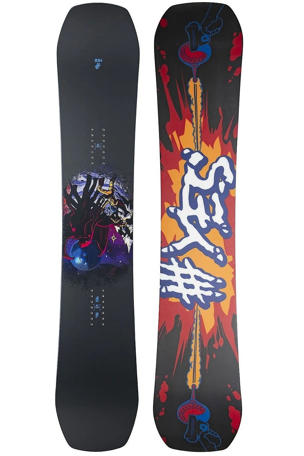 Snowboard Yes Sender XTRM High Camber - Black - men´s