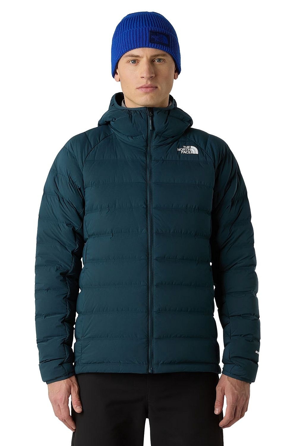 bunda The North Face Abseil Stretch Down Hoodie - Deep Cypress - men´s