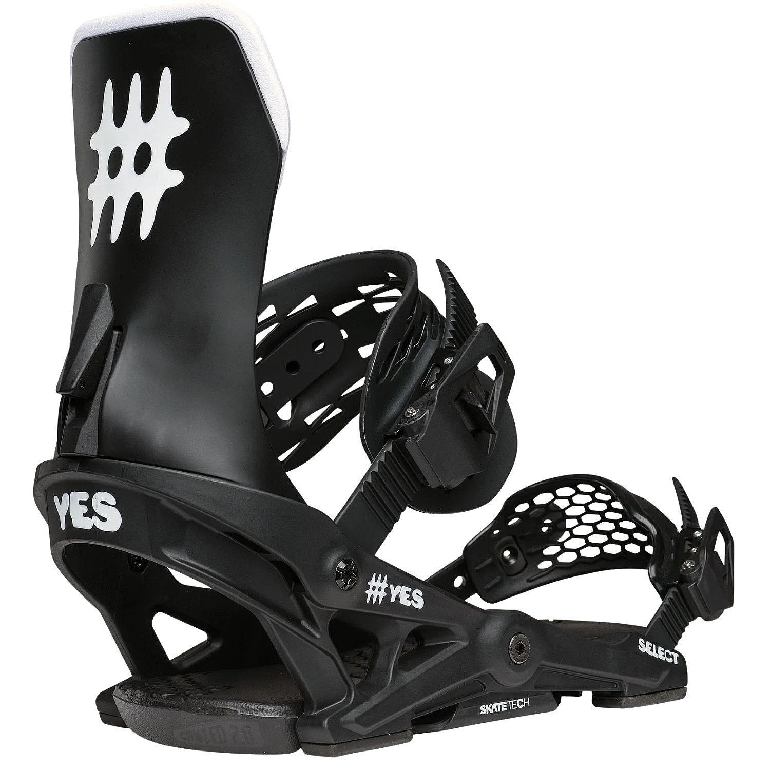 fixations de snowboard Yes Select - Pitch Black - men´s
