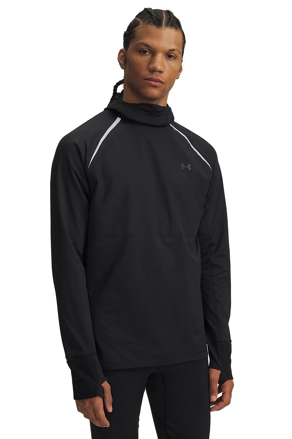 sweat-shirt Under Armour Velociti Pro Cold Weather Balaclava - Black/Reflective - men´s