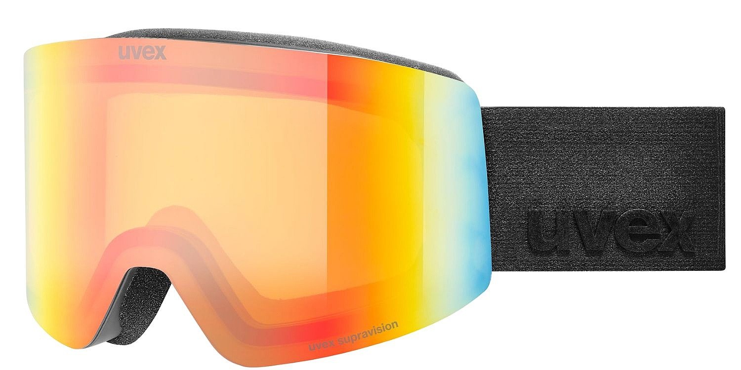 Skibrille Uvex Provoqe FM - S5506822230/Black Matt/Mirror Rainbow