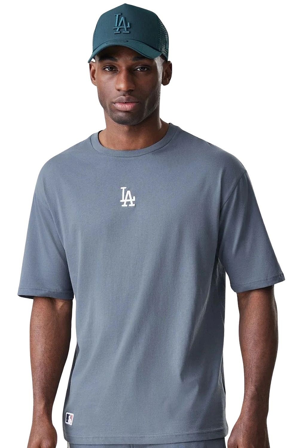 tričko New Era Midi League Ess. Oversized MLB Los Angeles Dodgers - Sparkling Grape