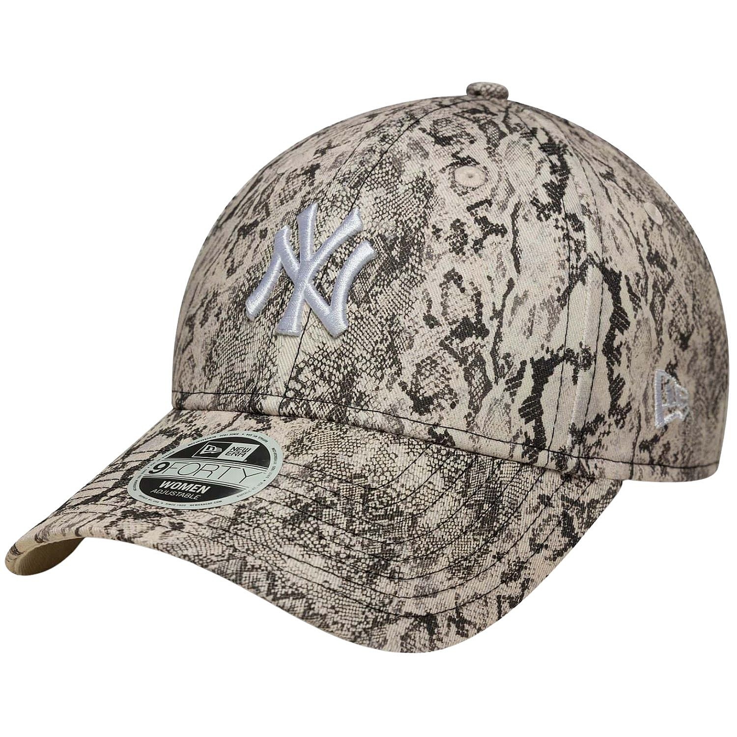 Kappe New Era 9FO Snake MLB New York Yankees - Gray/White - women´s