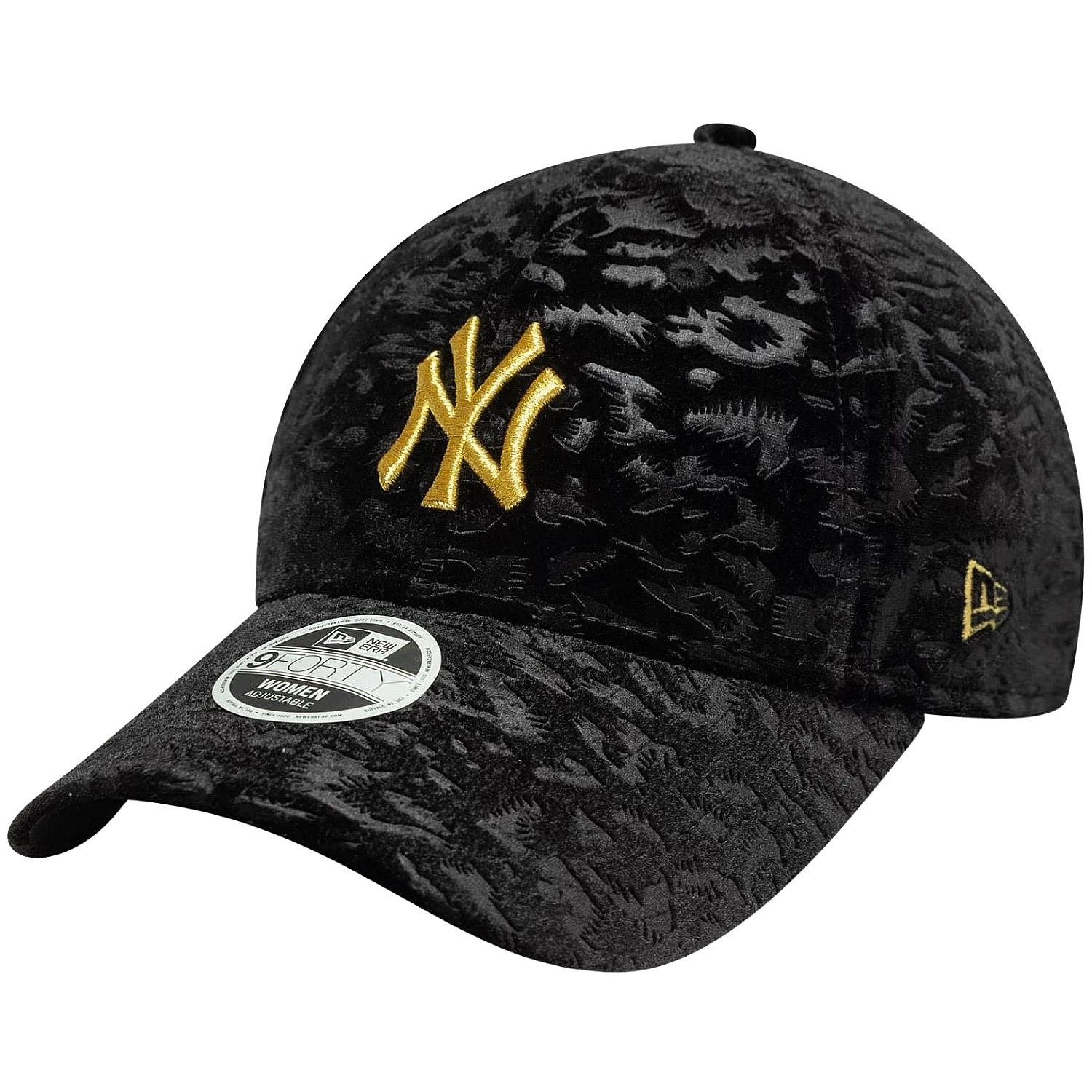 Kappe New Era 9FO Leo Velour MLB New York Yankees - Black - women´s