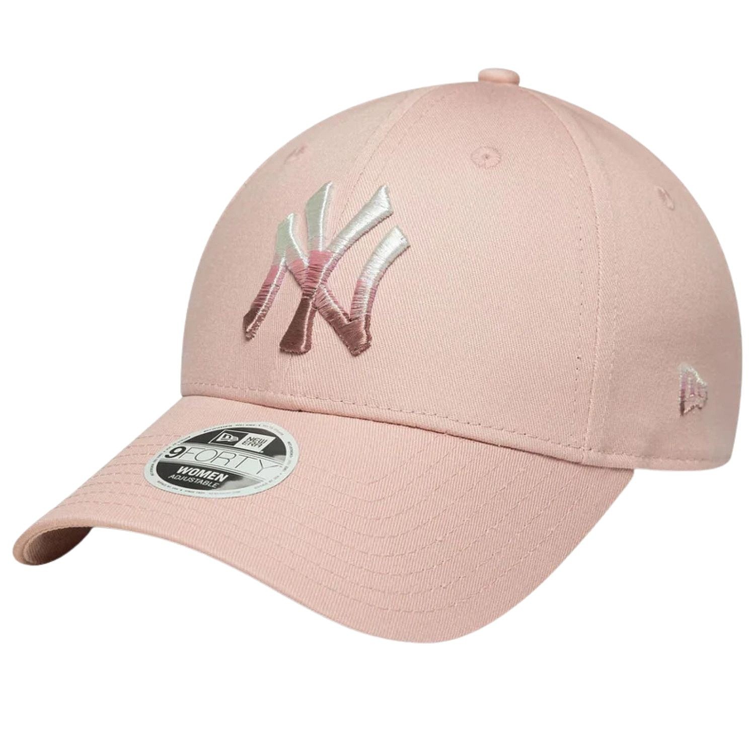 kšiltovka New Era 9FO Metallic Logo MLB New York Yankees - Pink Rouge/Fushia