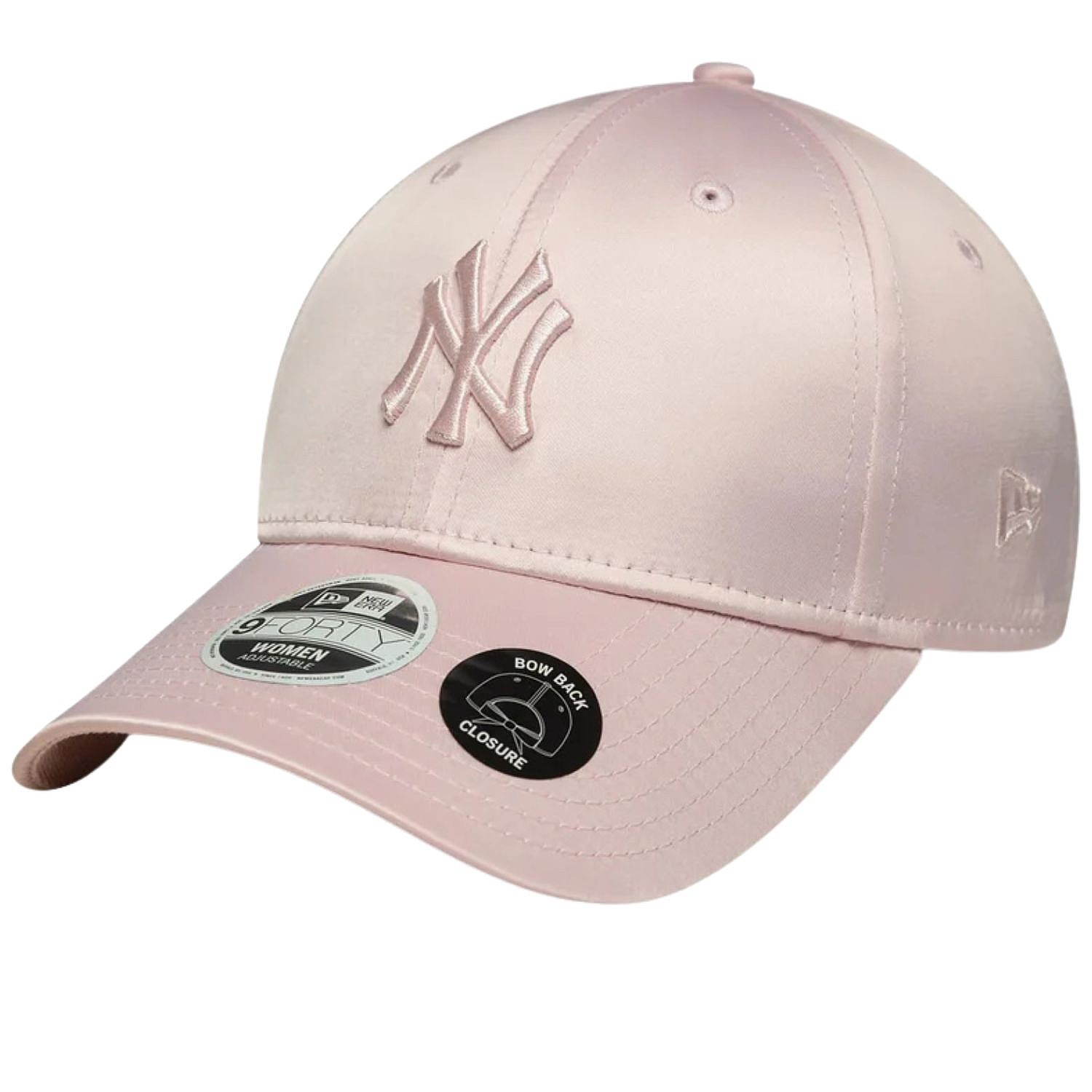 Kappe New Era 9FO Satin Bow Back MLB New York Yankees - Pink Rouge - women´s