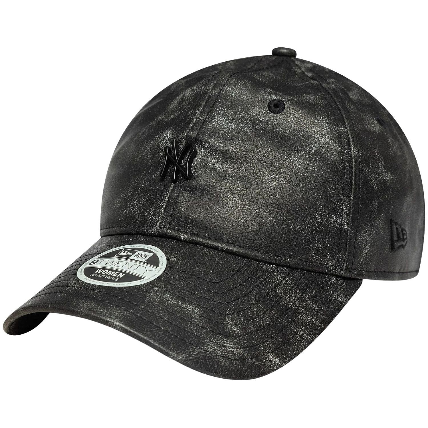 Kappe New Era 9T Worn PU MLB New York Yankees - Black - women´s