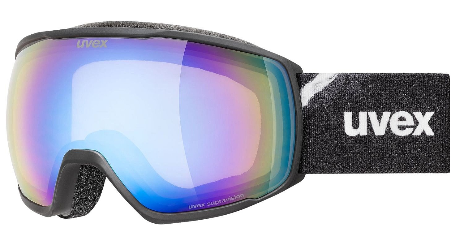 горнолыжные очки  Uvex Victorious FM - S5501922330/Black Matt/Mirror Blue