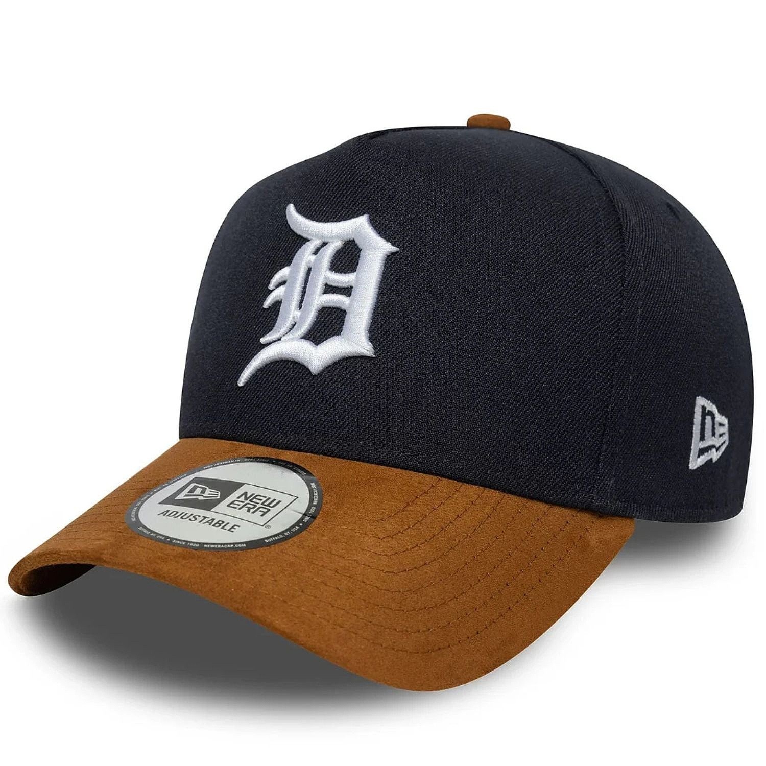 casquette New Era 9FO AF Suede Visor MLB Detroit Tigers - Navy/NFL Brown Suede - men´s