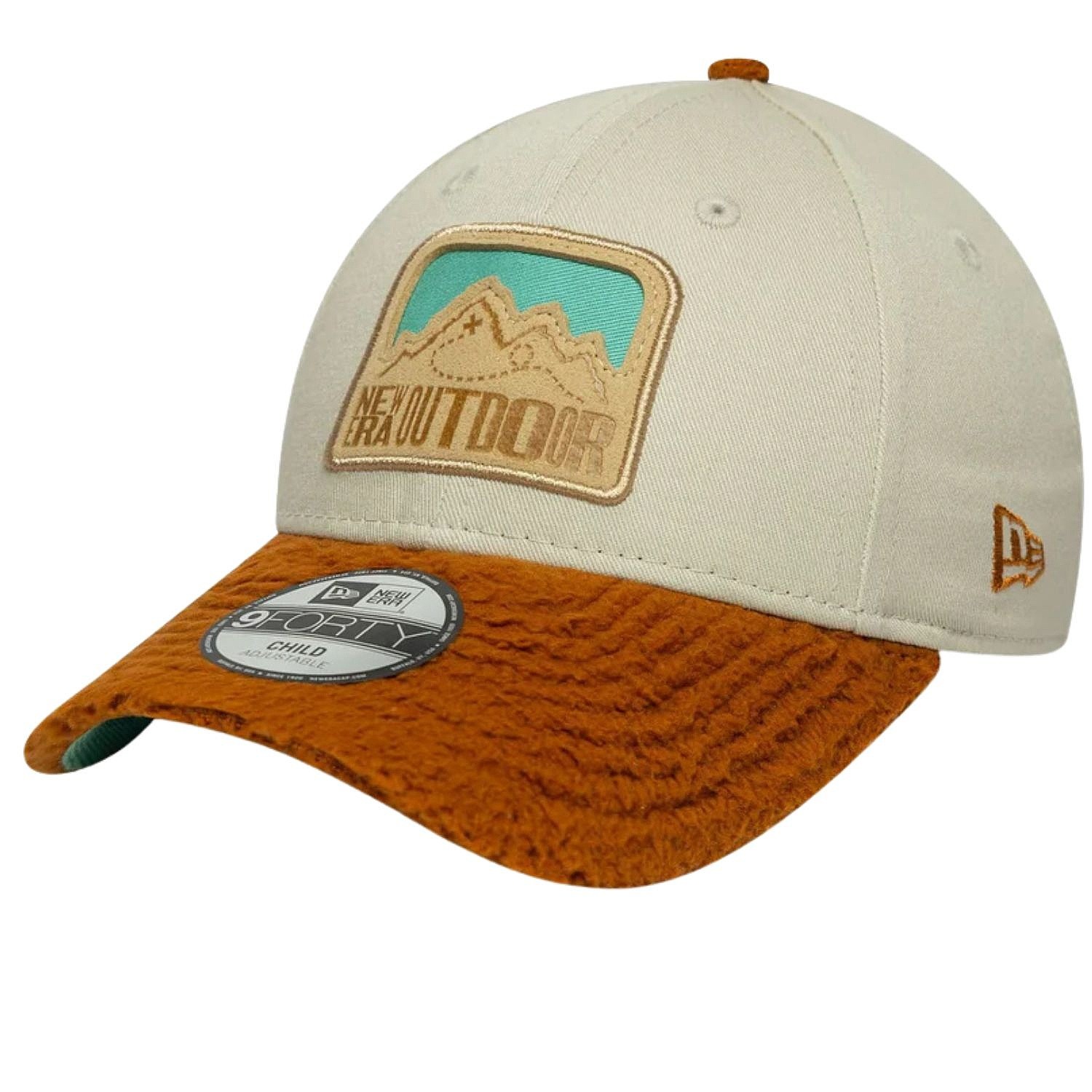 Kappe New Era 9FO Outdoor Branded Child - Stone/Deep Auburn - kid´s